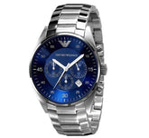 Mens / Gents Silver Stainless Steel Emporio Armani Designer Watch AR5860