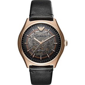 Mens / Gents Stainless Steel Rose Gold Emporio Armani Designer Watch AR60004