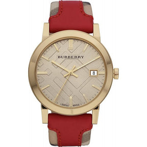 Burberry Ladies Watch The City Check Champagne BU9017 RealWatch™