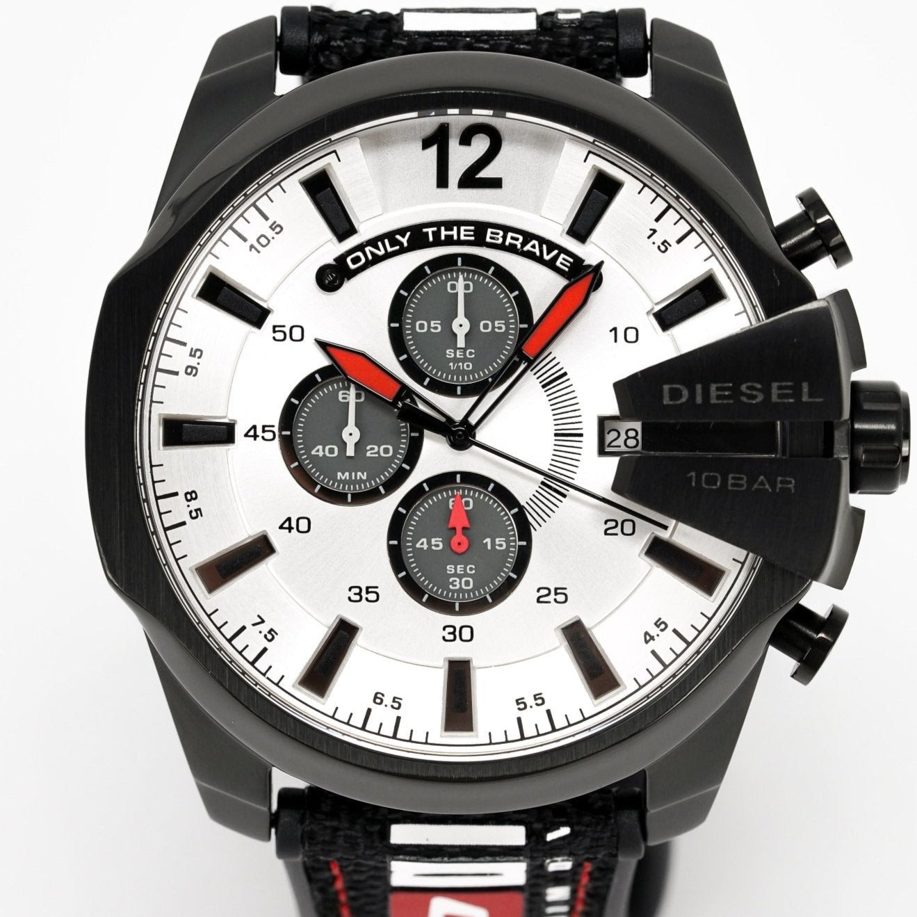 Diesel Men\'s Chronograph Mega Black DZ4512 RealWatch™ Watch Grey from Chief