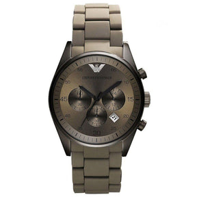 Emporio Armani Ladies Sportivo Chronograph Brown Watch AR5950