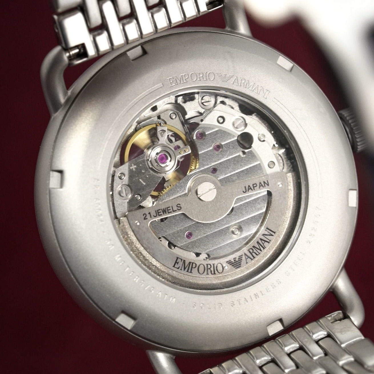 Emporio Armani Men's Automatic Meccanico Watch Skeleton AR60024 