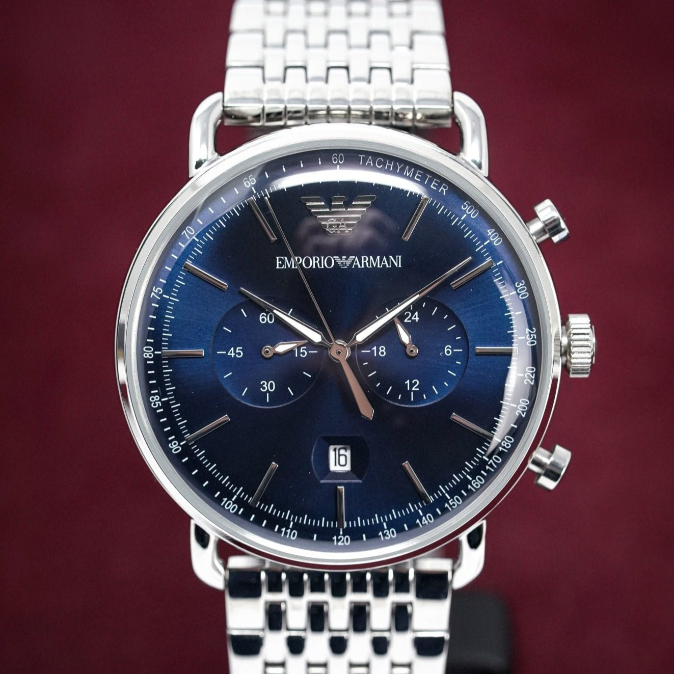 Emporio Armani Men's Aviator Chronograph Watch AR11238 