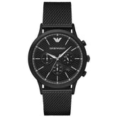 Emporio Armani Men's Chronograph Watch Black PVD AR2498 