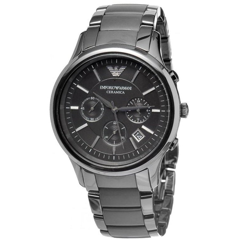Emporio Armani Men's Chronograph Ceramica Black Watch AR1452