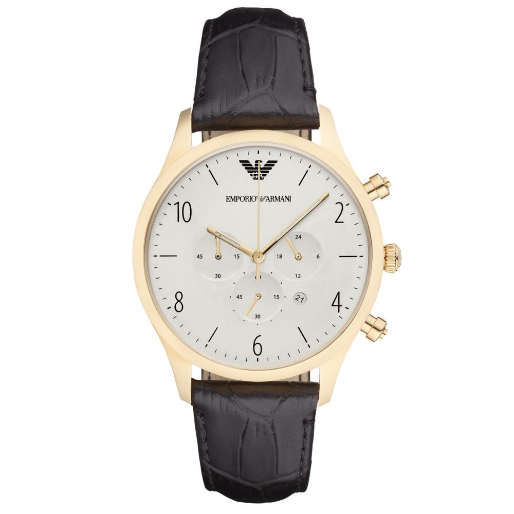 Emporio Armani Men's Chronograph Watch Gold PVD AR1892 