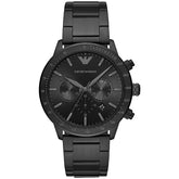 Emporio Armani Men's Chronograph Sport Mario Black Watch AR11242