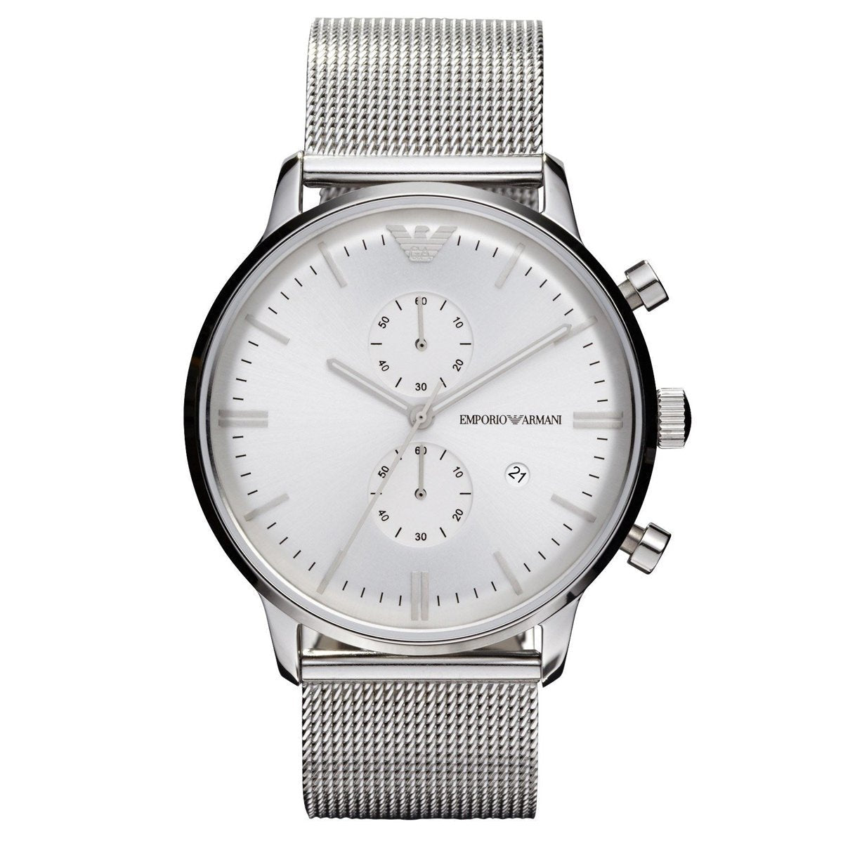 Emporio Armani Men's Chronograph Watch Steel AR0390 
