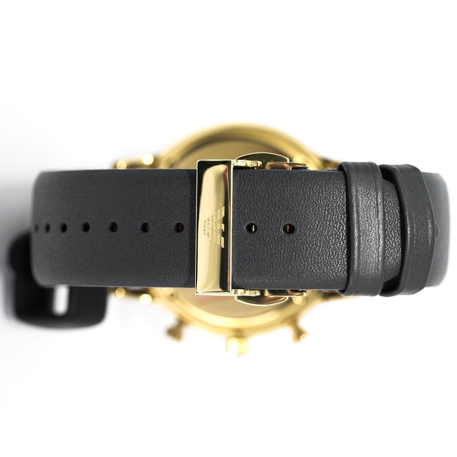 Emporio Armani Men's Gianni Chronograph Gold PVD Watch AR0386