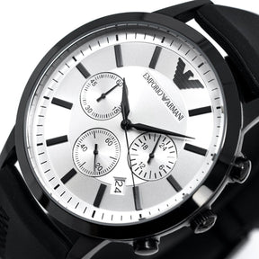 Emporio Armani Men's Luigi Chronograph Watch Black PVD AR11048 