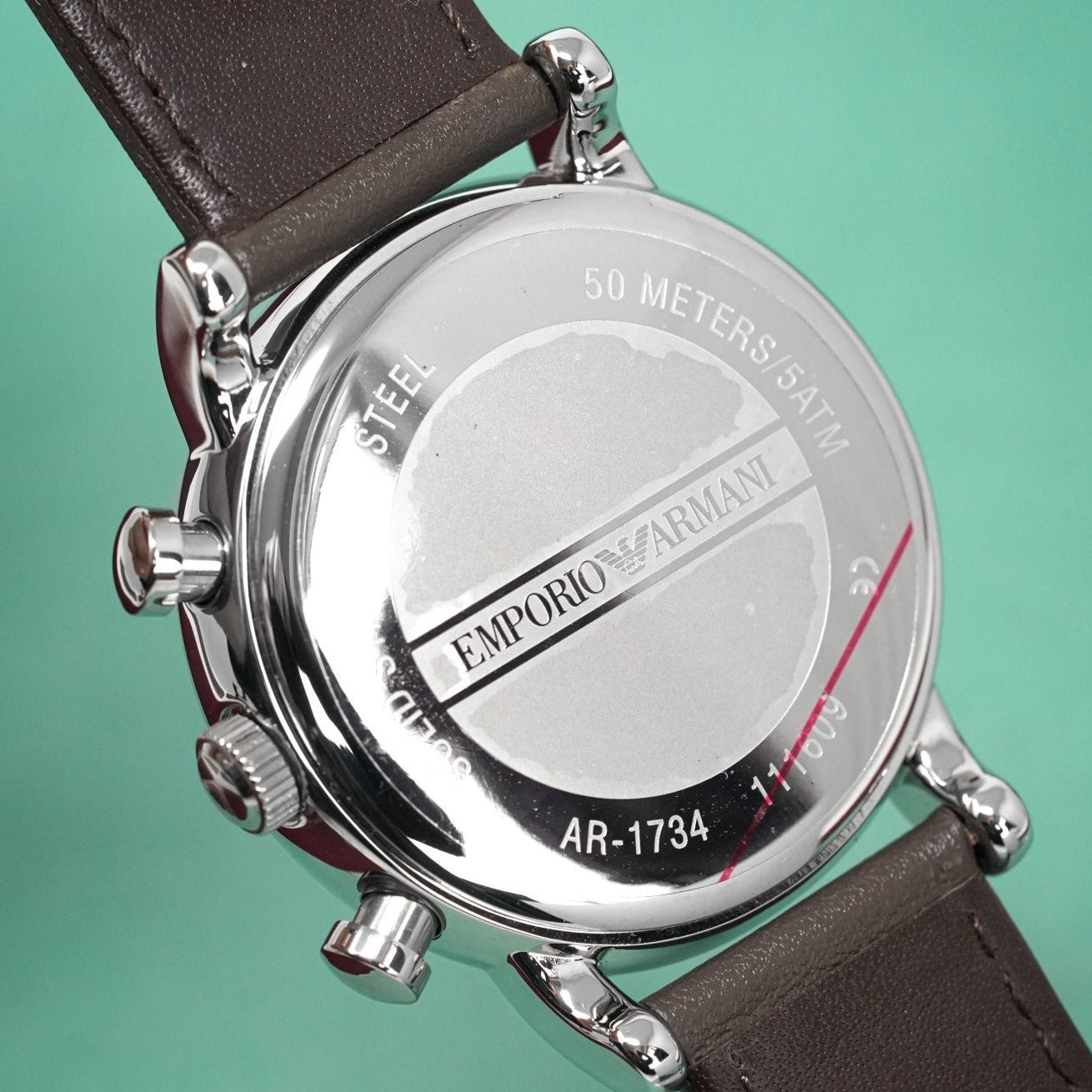 Emporio Armani Men's Luigi Chronograph Watch Brown AR1734 