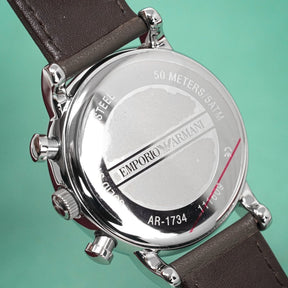 Emporio Armani Men's Luigi Chronograph Watch Brown AR1734 