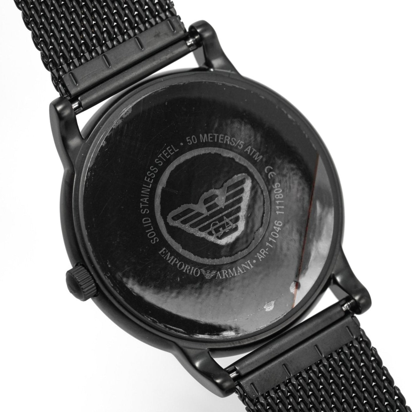 Emporio Armani Men's Luigi Watch Black PVD AR11046 