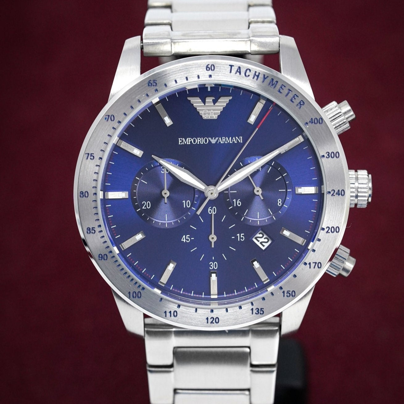 Emporio Armani Men's Mario Chronograph Watch AR11306 