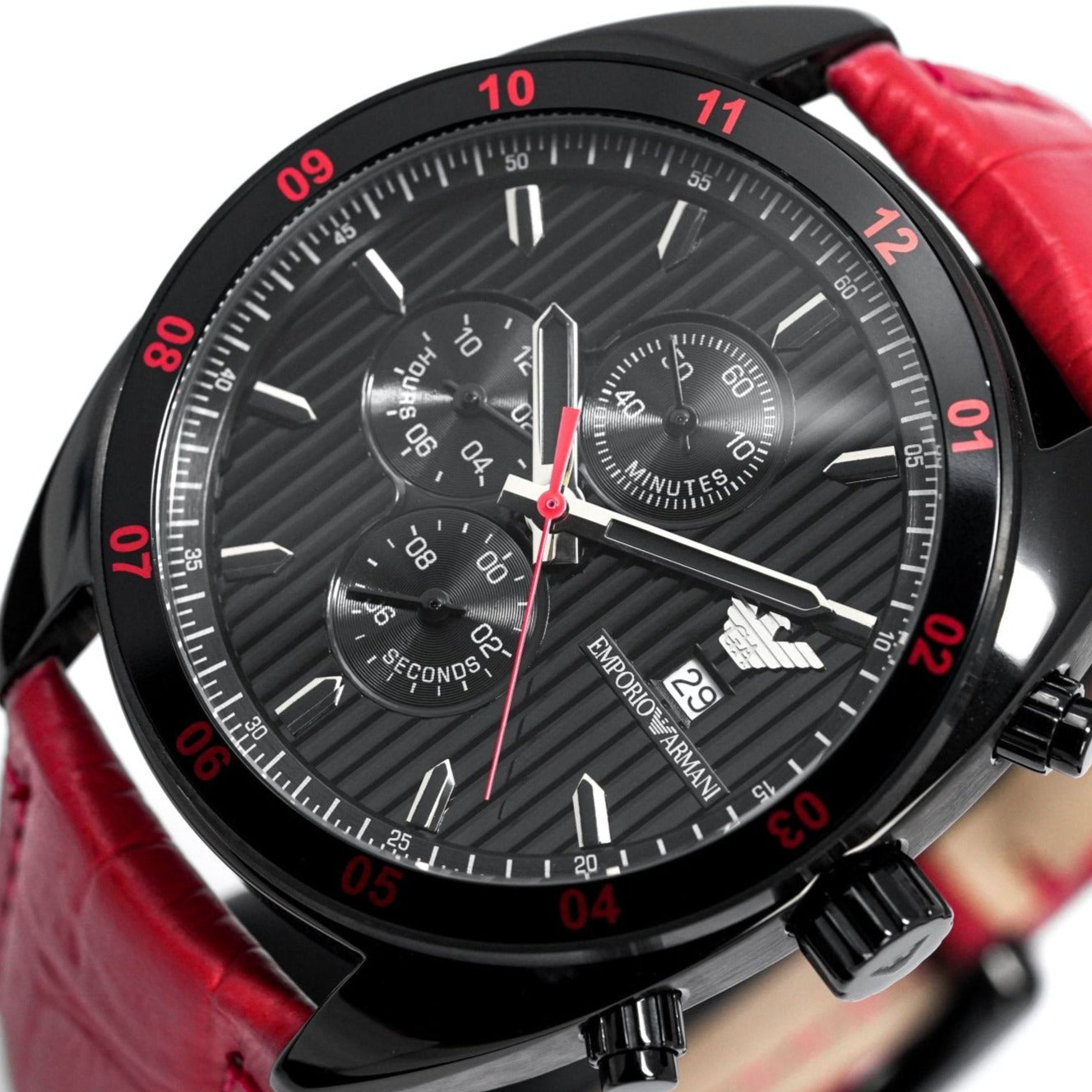 Emporio Armani Men's Sportivo Chronograph Watch Black AR5918 
