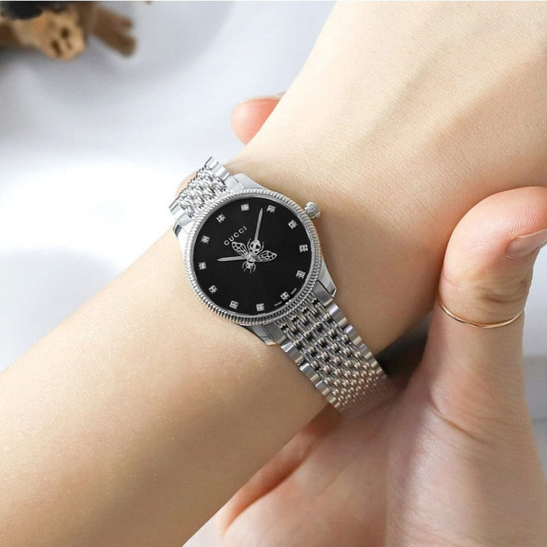 Gucci G-Timeless Ladies Silver Watch YA1265020