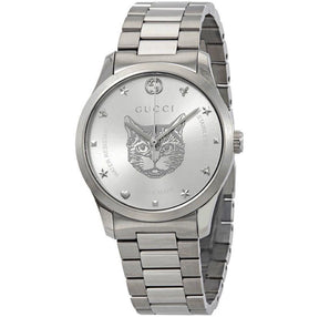 Gucci G-Timeless Unisex Silver Watch YA1264095