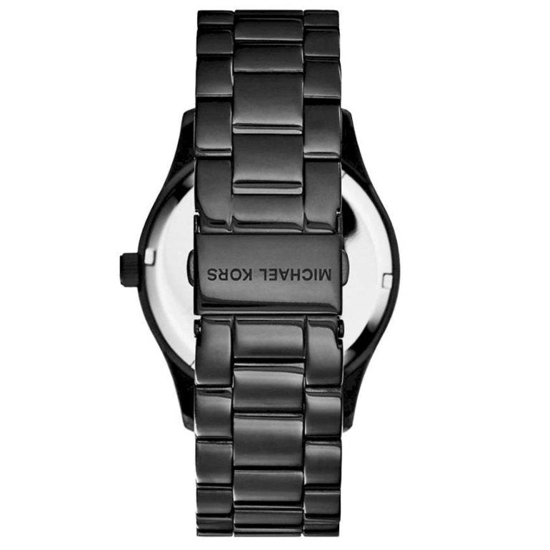 Michael Kors Ladies Layton Black Pave Dial Watch MK6091