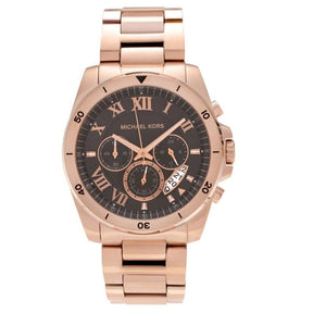 Michael Kors Men's Brecken Chronograph Rose Gold Watch MK8563