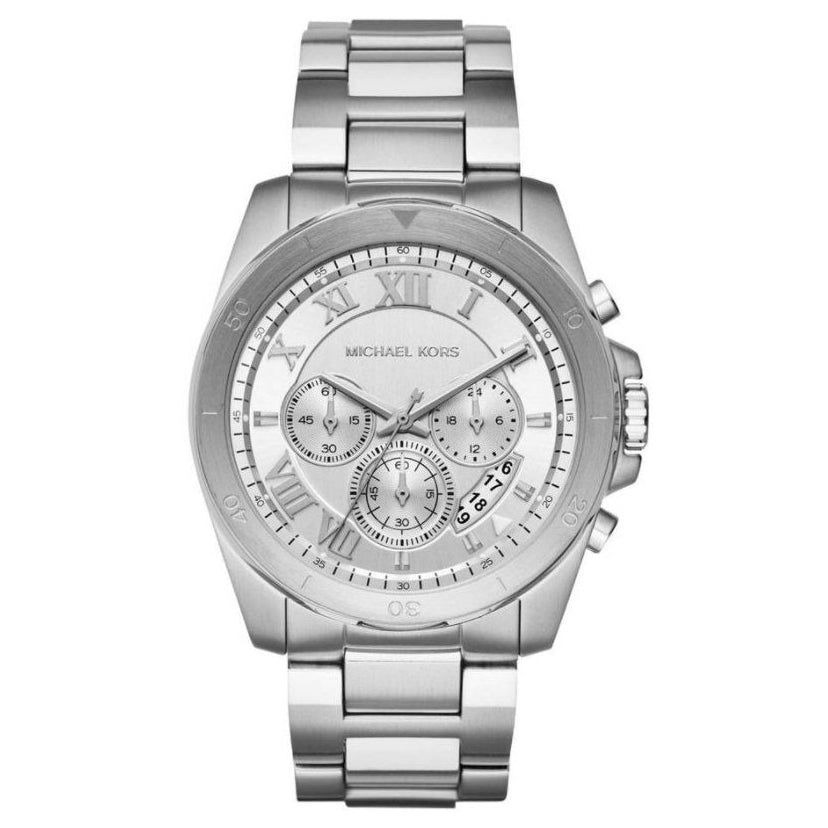 Michael Kors Men's Brecken Chronograph Silver Watch MK8562