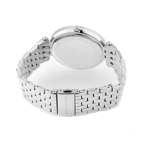 Ladies / Womens Darci Silver Diamonte Stainless Steel Michael Kors Designer Watch MK3437