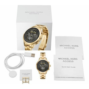 Smart Watch - Michael Kors Ladies Gold Access Runway Gold Tone Smartwatch