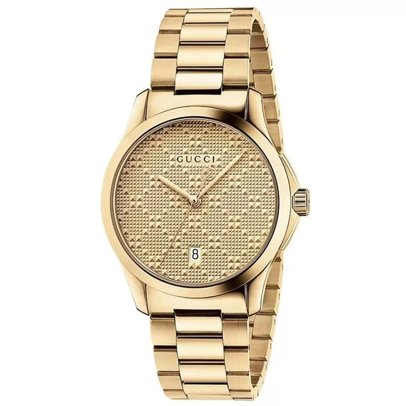 Gucci G-Timeless Men's Gold Watch YA126461